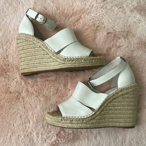 Treasure & Bond Sannibel White Wedge Sandal